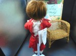 german doll red dress back